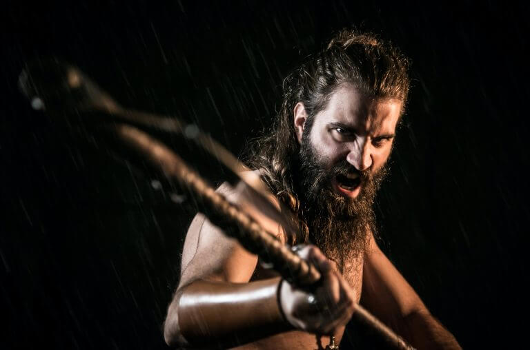 viking warrior with axe