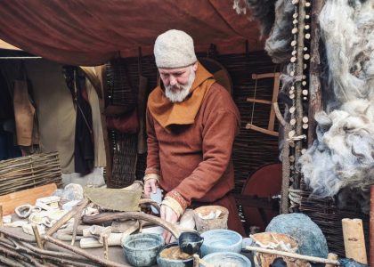 man in norse market