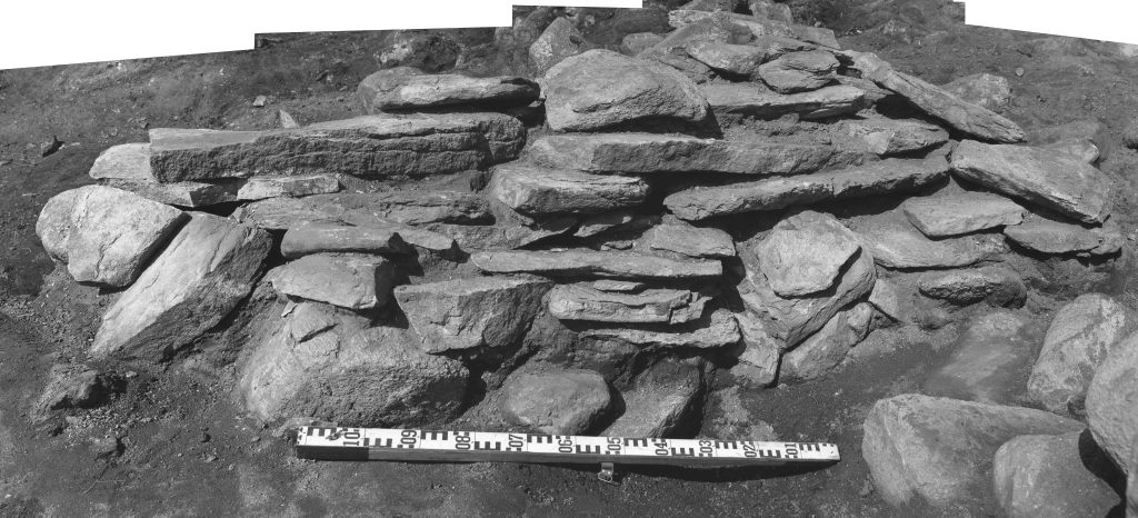 Excavation of the Tjernagel cairn