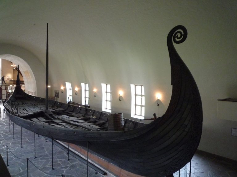 The Oseberg Ship reconstructed