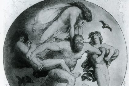 Ymirs Death at the hands of Odin Vili and Ve by Froelich