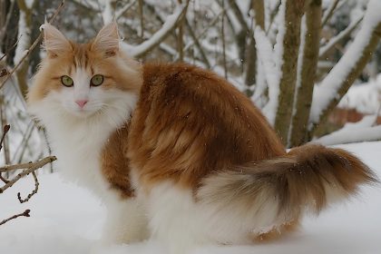 Viking cat? Norwegian Forest Cat