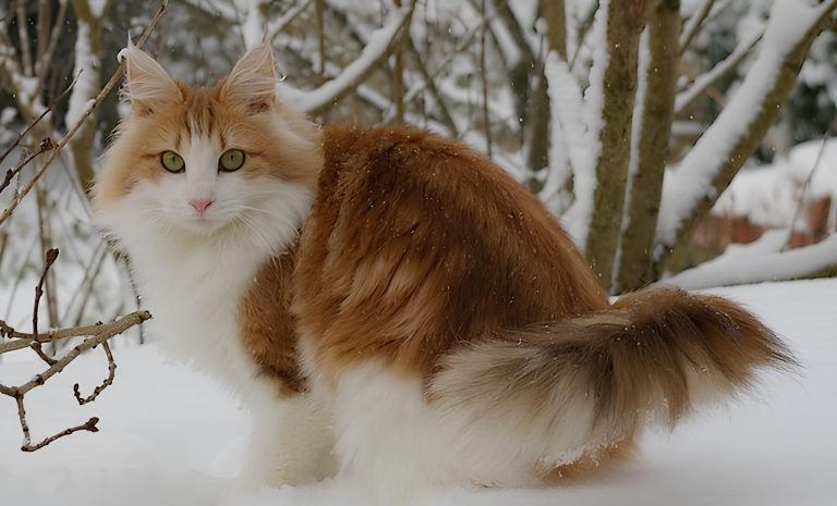 Viking cat? Norwegian Forest Cat