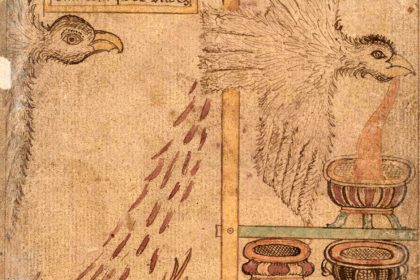Two eagles in the story of the Mead of Poetry