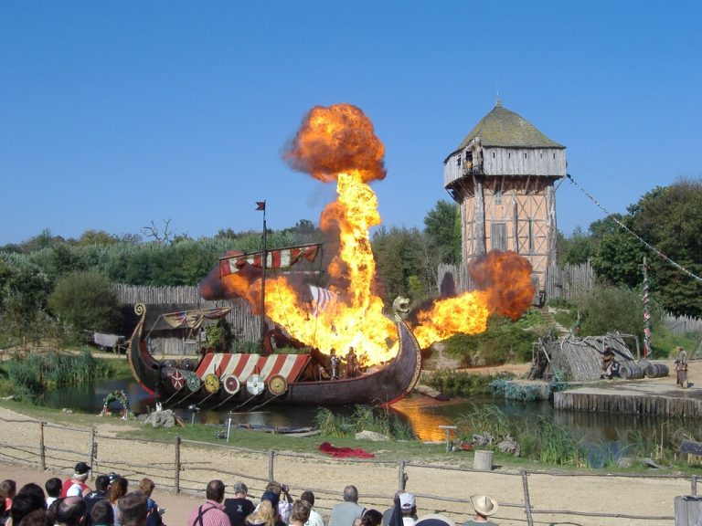 Puy du Fou's Viking show part of a larger history rich theme park.