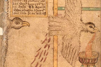 Two eagles in the story of the Mead of Poetry (Odrerir) where Odin steals the Mead of Poetry