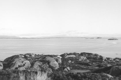 The Tjernagel cairn prior to it's removal in 1983