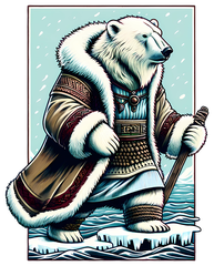 The Ice Jarl from the Alaska Viking Menagerie